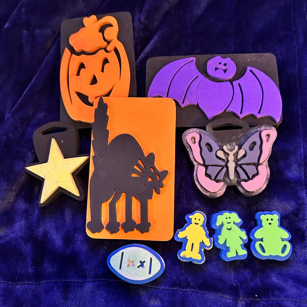 Halloween and Animal Foam Stamps